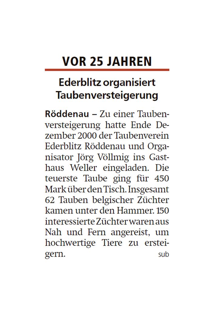 Download Bericht - HNA Bericht 30.12.2025 - Vor 25 Jahren